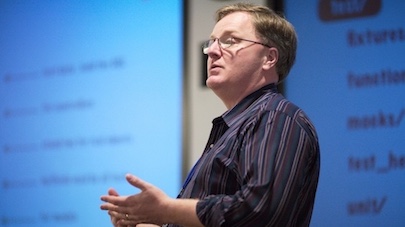 Dave Thomas speaking